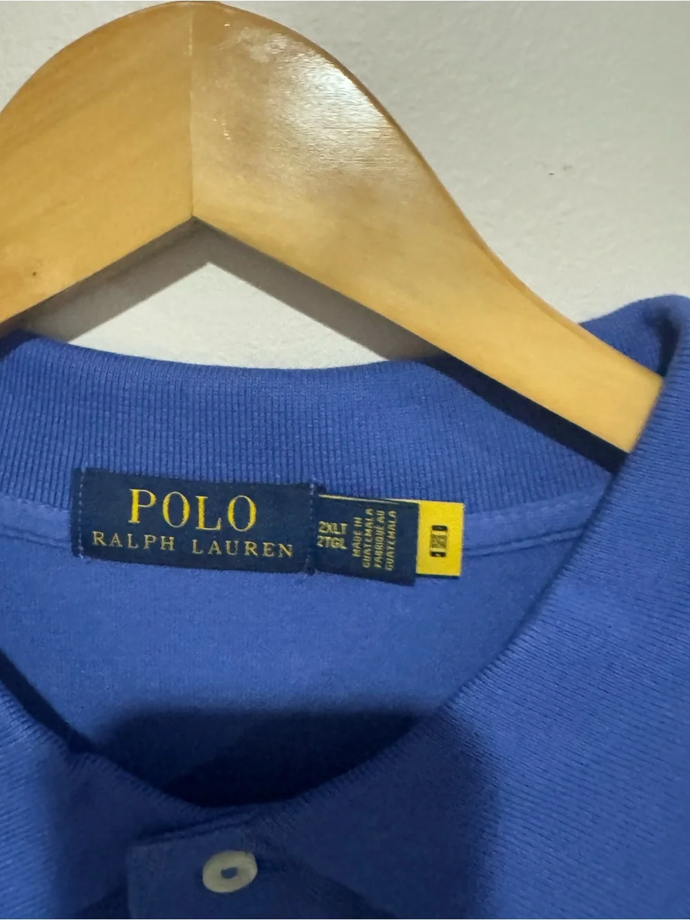 Polo Ralph Lauren Mens Size 2XLT Color Blue Polo Shirt